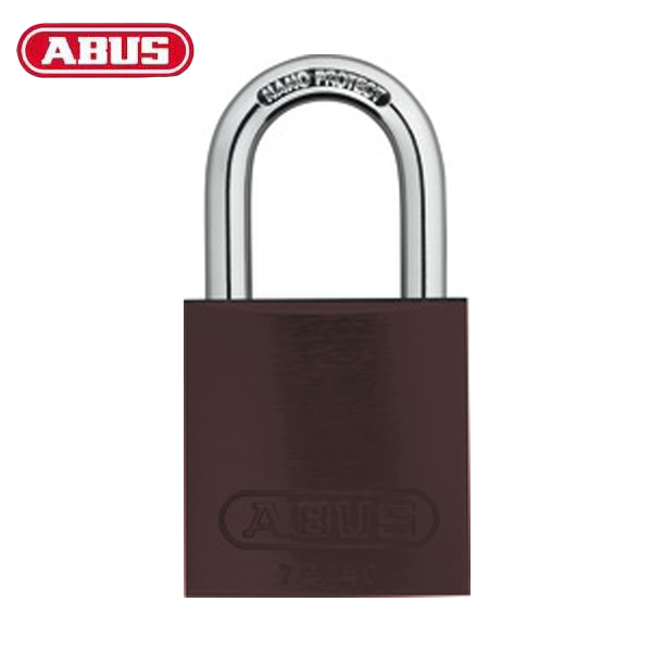 Abus - 08302 - Padlock Aluminum 72/40 - 1" Shackle - Optional Keying - Optional Finish - Optional Number Of Locks - UHS Hardware