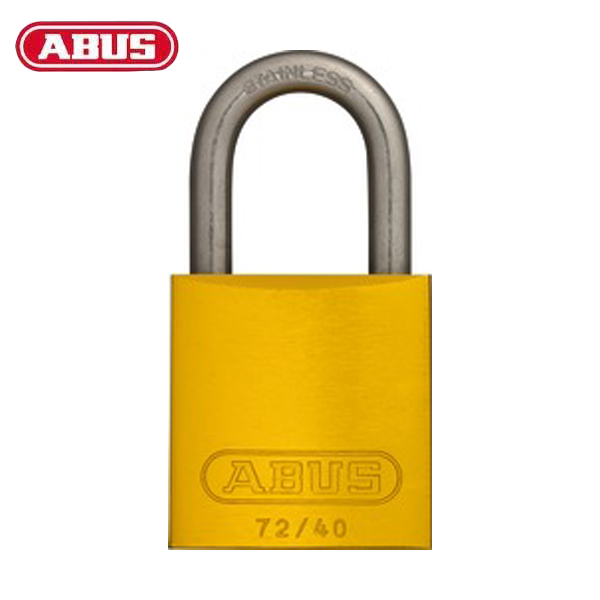 Abus - 08302 - Padlock Aluminum 72/40 - 1" Shackle - Optional Keying - Optional Finish - Optional Number Of Locks - UHS Hardware