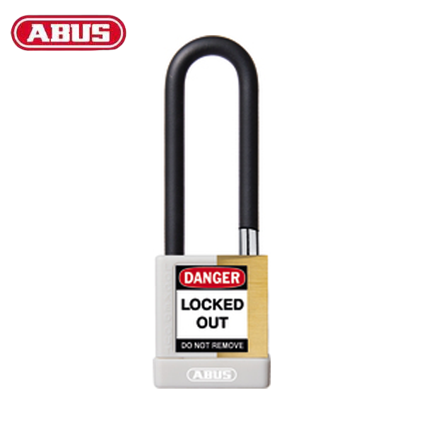 Abus - 20077 - Plastic-Covered Aluminum Core Padlock 74M/40 - 3" Shackle - Optional Keying - Optional Finish - Optional Number Of Locks - UHS Hardware