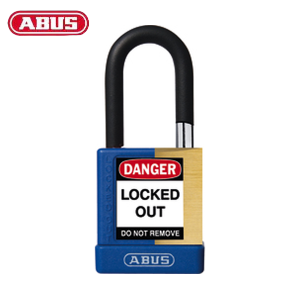 Abus - 20030 - Plastic-Covered Aluminum Core Padlock 74M/40 - 1-1/2" Shackle - Optional Keying - Optional Finish - Optional Number Of Locks - UHS Hardware