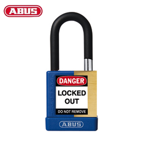Abus - 20030 - Plastic-Covered Aluminum Core Padlock 74M/40 - 1-1/2" Shackle - Optional Keying - Optional Finish - Optional Number Of Locks - UHS Hardware