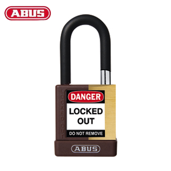 Abus - 20030 - Plastic-Covered Aluminum Core Padlock 74M/40 - 1-1/2" Shackle - Optional Keying - Optional Finish - Optional Number Of Locks - UHS Hardware