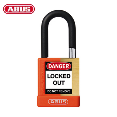 Abus - 20030 - Plastic-Covered Aluminum Core Padlock 74M/40 - 1-1/2" Shackle - Optional Keying - Optional Finish - Optional Number Of Locks - UHS Hardware