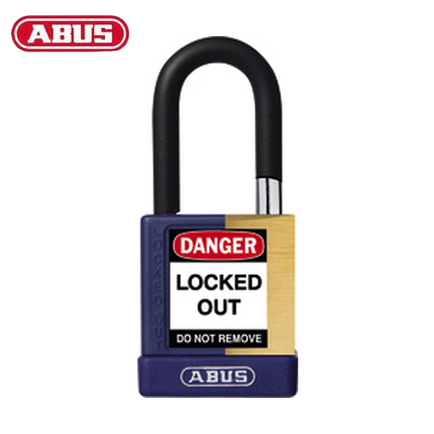 Abus - 20030 - Plastic-Covered Aluminum Core Padlock 74M/40 - 1-1/2" Shackle - Optional Keying - Optional Finish - Optional Number Of Locks - UHS Hardware