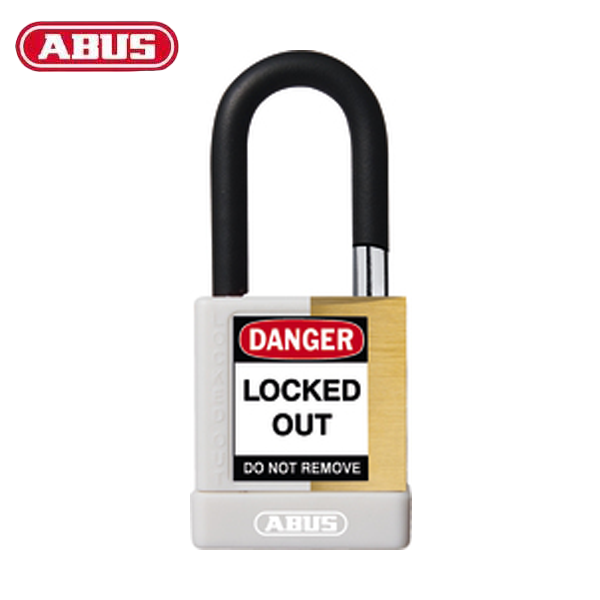 Abus - 20030 - Plastic-Covered Aluminum Core Padlock 74M/40 - 1-1/2" Shackle - Optional Keying - Optional Finish - Optional Number Of Locks - UHS Hardware