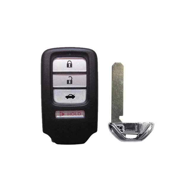 2017-2020 Honda Civic / 4-Button Smart Key / PN: 72147-TBA-A01  / KR5V2X (RSK-HON-K2T) - UHS Hardware