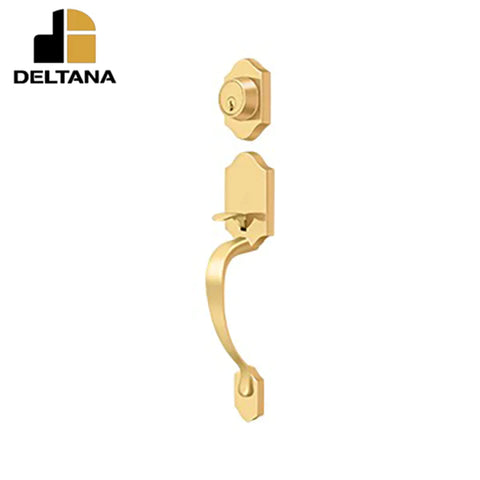 Deltana - Hanover Handleset - Entry - Solid Brass - Optional Finish