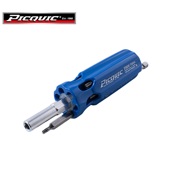 PICQUIC - True Torx - Multi-Bit Screwdriver - 7 Pcs - T-10, T-15, T-20, T-25, T-27, T-30, T-40 - UHS Hardware