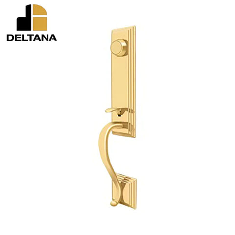 Deltana - Kingston Handleset - Dummy - Solid Brass - Optional Finish