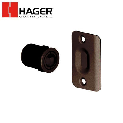 Hager - 1447 - Drive in ball catch with strike
- Optional Finish