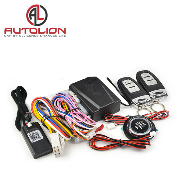 AutoLion - ST8808 - Remote Control Ignition Kit - Push Button Start - Remote Start - Remote Lock/Unlock - Remote Trunk Release - Automatic Window Closing - Anti Theft - Bluetooth - UHS Hardware
