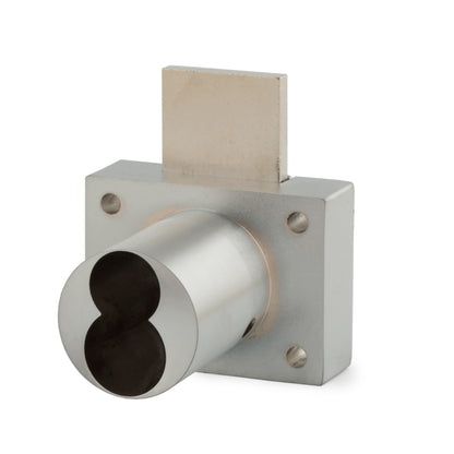 Olympus - 888 - IC Cabinet Drawer Deadbolt Lock - Less Cylinder - Standard/Classic or Primus/Everest - Satin Chrome - Optional Key Retaining - Grade 1 - UHS Hardware
