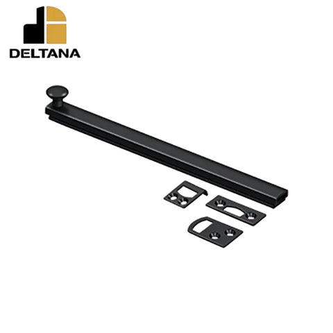 Deltana - 8" Surface Bolt - Concealed Screw - Heavy Duty - Optional Finish
