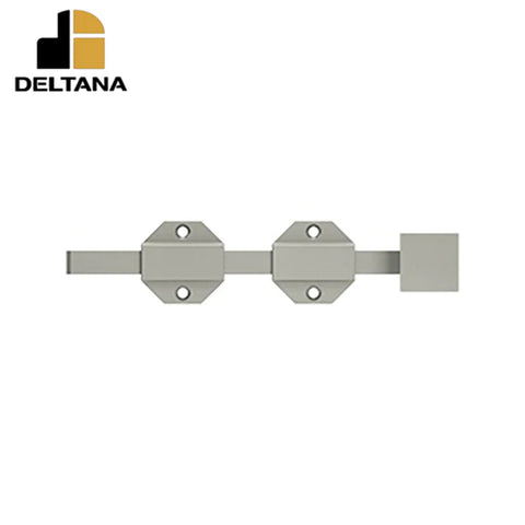 Deltana - 8" Modern Surface Bolt - Heavy Duty - Solid Brass - Optional Finish
