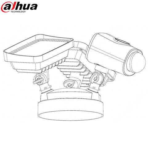 Dahua / 1080p Floodlight Camera / WiFi Active Alarm / 2MP / DH-IPC-L26N - UHS Hardware