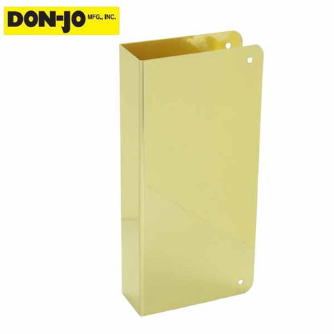 Don-Jo - Wrap Plate #90 - Blank -1-3/4" Doors - Gold (90-PB-CW) - UHS Hardware