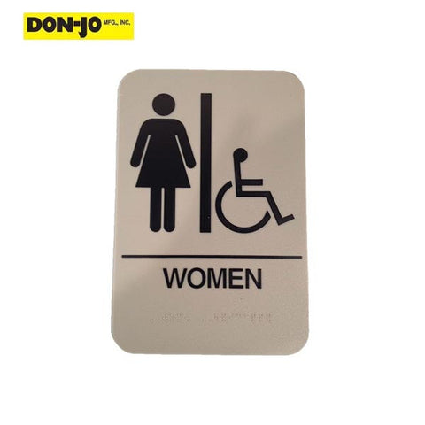 Don-Jo - HS 9050 05 - ADA Sign - UHS Hardware