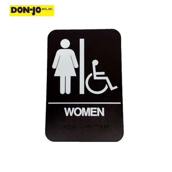 Don-Jo - HS 9060 05 - ADA Sign - UHS Hardware
