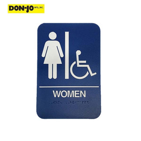 Don-Jo - HS 9070 05 - ADA Sign - UHS Hardware