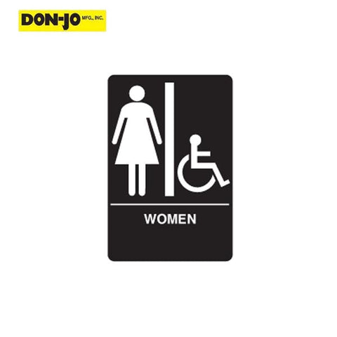 Don-Jo - HS 9090 05 - ADA Sign - UHS Hardware