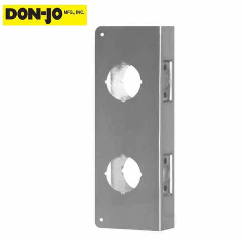 Don-Jo - Wrap Plate #935 - 2-3/4"  - Silver (943-S-CW) - UHS Hardware