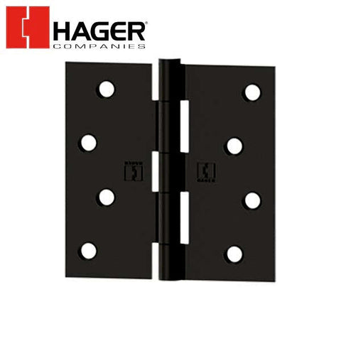 Hager - 1741 - Full Mortise - 5-Knuckle - Plain Bearing Hinges with fasteners - Optional Size - Optional Finish