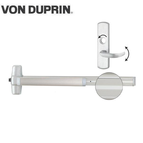 Von Duprin - 99L-17 3 - Rim Exit Device with Classroom Lever - Grooved - Aluminum - 3 Foot - UHS Hardware