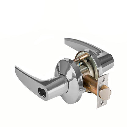 BEST - 9K-37AB16KSTK - Cylindrical Lock Lever Set - 16 Lever - SFIC Less Core - Satin Chrome - Storeroom - Grade 1