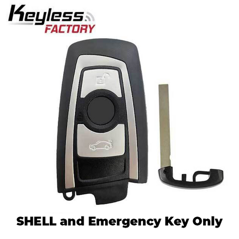 2009-2014 BMW 3, 4 and 5 Series / 3-Button Smart Key SHELL for YGOHUF5662 (SKS-BMW-1266) - UHS Hardware