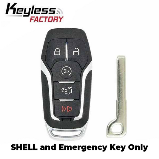 2013-2018 Ford / 5-Button Smart Key SHELL for M3N-A2C31243800, M3N-A2C31243300 (SKS-FD-050) - UHS Hardware