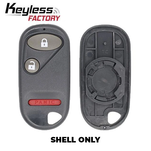2000-2011 Honda Keyless Entry Remote SHELL for OUCG8D-344H-A - Black (RHS-HON-103) - UHS Hardware