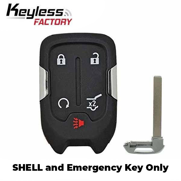 2015-2020 GMC / 5-Button Smart Key SHELL for HYQ1AA, HYQ1EA (SKS-GM-010) - UHS Hardware