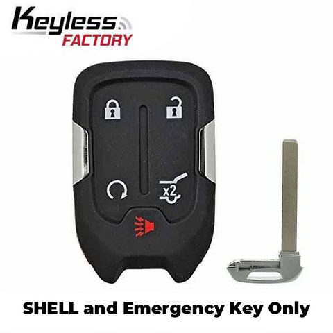 2015-2020 GMC / 5-Button Smart Key SHELL for HYQ1AA, HYQ1EA (SKS-GM-010) - UHS Hardware