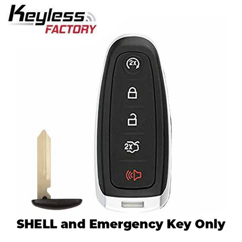 2011-2020 Ford Lincoln / 5-Button Smart Key SHELL for M3N5WY8609, M3N5WY8610 (SKS-FD-1421) - UHS Hardware