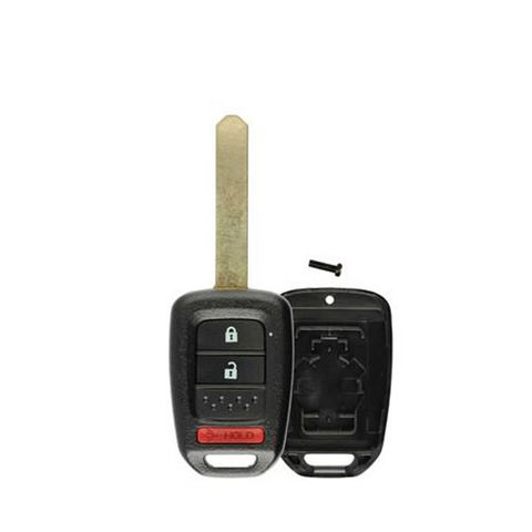 2013-2017 Honda CR-V Crosstour / 3-Button Remote Head Key SHELL / HO-03-PT / MLBHLIK6-1T (RHS-HON-048) - UHS Hardware