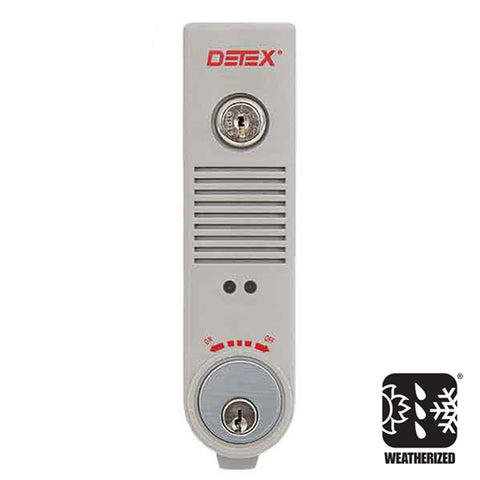 Detex EAX-500W - Weatherized Exit Alarm - Surface Mounted - Gray - UHS Hardware