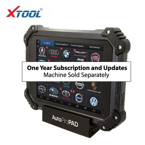 AutoProPAD Updates & Support Subscription - 1 YEAR  (XTOOL) - ( machine sold separately ) - UHS Hardware