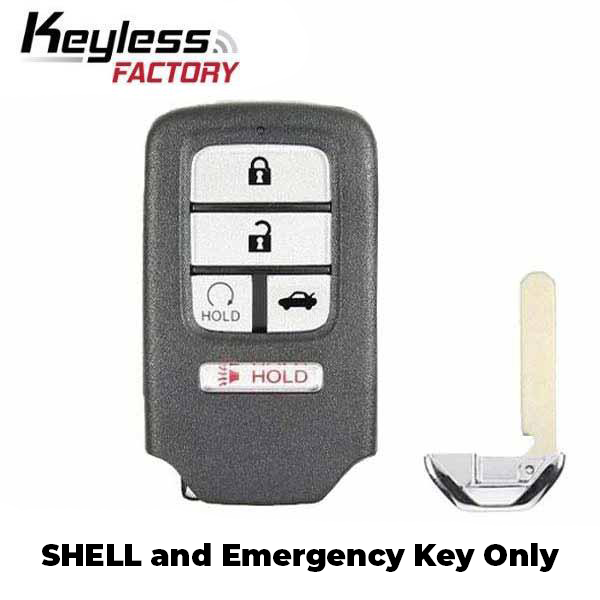 2016-2019 Honda / 5-Button Smart Key SHELL for KR5V1X, KR5V44, KR5T44 (SKS-HON-5BT) - UHS Hardware