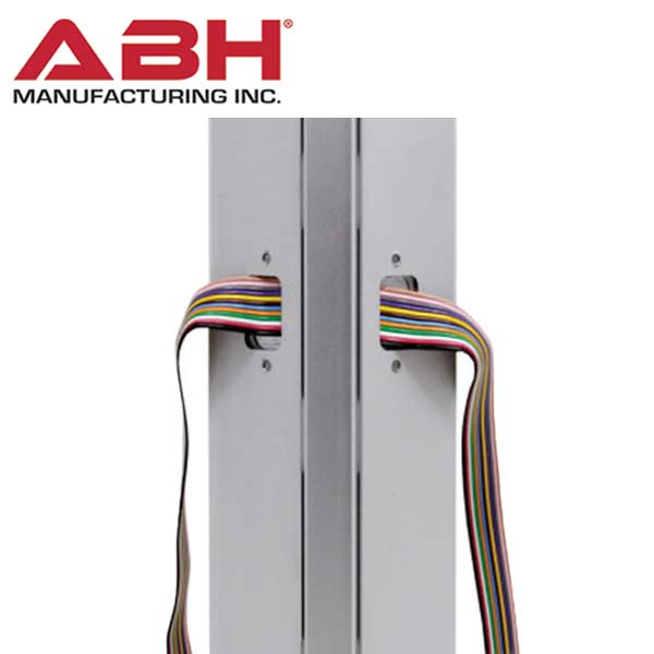 ABH - A110 - Continuous Gear Hinge w/ EPT Prep - Full Mortise - 83" length - LHR - Clear Aluminum - Grade 1 - UHS Hardware