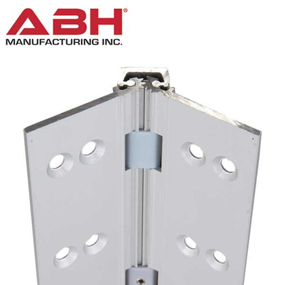 ABH - A110 - Continuous Gear Hinge w/ EPT Prep - Full Mortise - 83" length - LHR - Clear Aluminum - Grade 1 - UHS Hardware