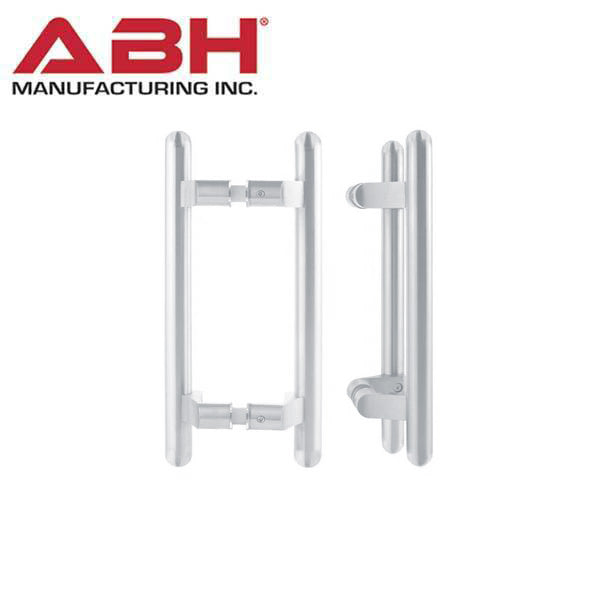 ABH - AB3330 Offset Round End Pull - Optional Finish - Optional Length