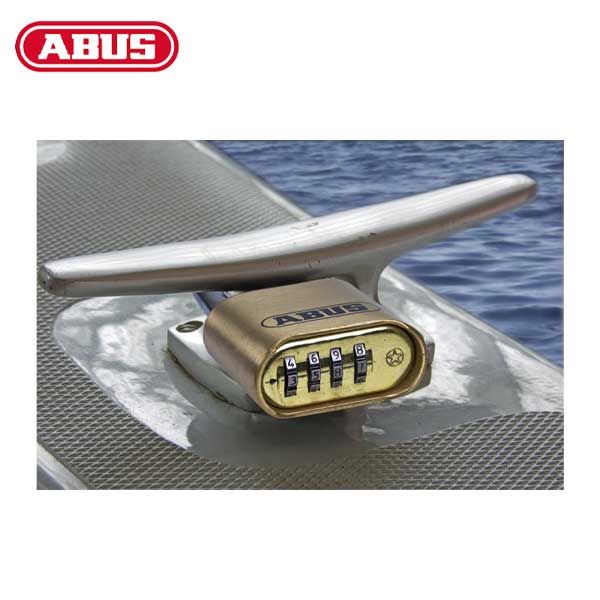 Abus - 180IB/50 C - Solid Brass - Marine / Outdoor - 4-Dial Resettable Padlock - Optional Shackle Length - UHS Hardware