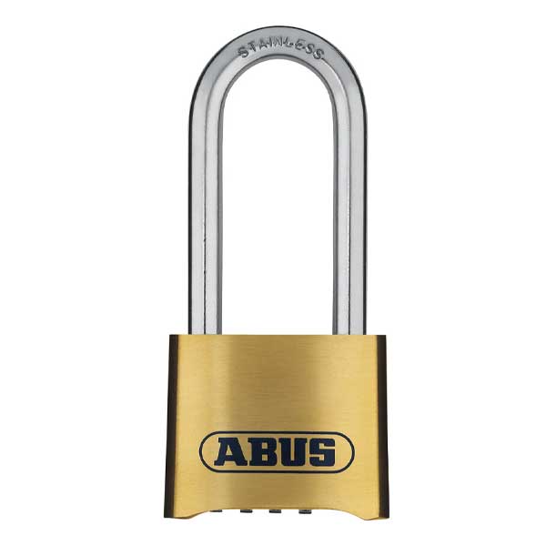 Abus - 180IB/50HB63 C - Solid Brass - Marine / Outdoor - 4-Dial Resettable Padlock w/ 2-5/16" Shackle - UHS Hardware