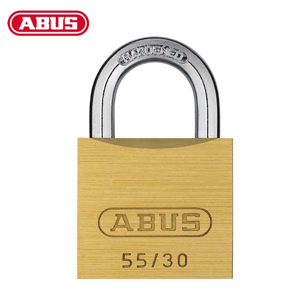 Abus - 55B - Economy Solid Brass Padlock - Optional Width - UHS Hardware