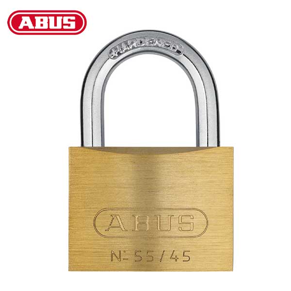 Abus - 55B - Economy Solid Brass Padlock - Optional Width - UHS Hardware