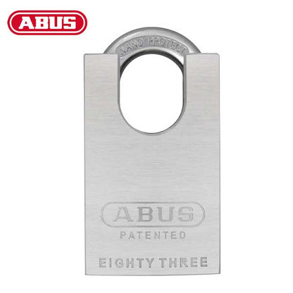 Abus - 83CS/50-300 - Chrome Plated Brass Padlock w/ Shackle Guard - S2 - Schlage C - 5/6 Pin - Rekeyable - 1-57/64" Width - UHS Hardware