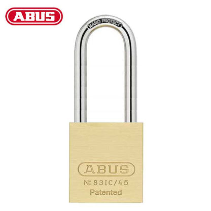 Abus - 83IC/45 B - Premium Loaded Brass Padlock - S2 - SFIC Interchangeable Core - Less Core - 1-27/32" Width - Optional Shackle Length - UHS Hardware