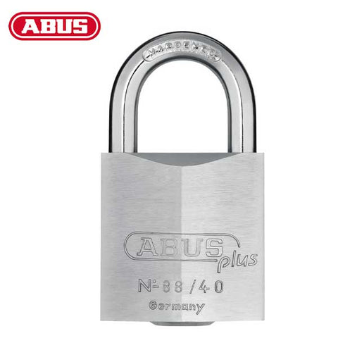 Abus - 88/40 B - Chrome Plated Brass Padlock - Optional Lock Body Width - Optional Keying - UHS Hardware