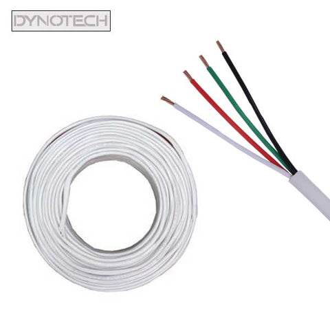 DynoTech - AC224 - 22/4C - Sound / Security - General Purpose Cable - STR - CM - 500ft - White - UHS Hardware