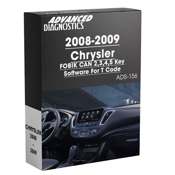 Advanced Diagnostics - ADS156 - 2008-2009 - Chrysler FOBIK CAN 2,3,4,5 Key Software For T Code - Category A - UHS Hardware